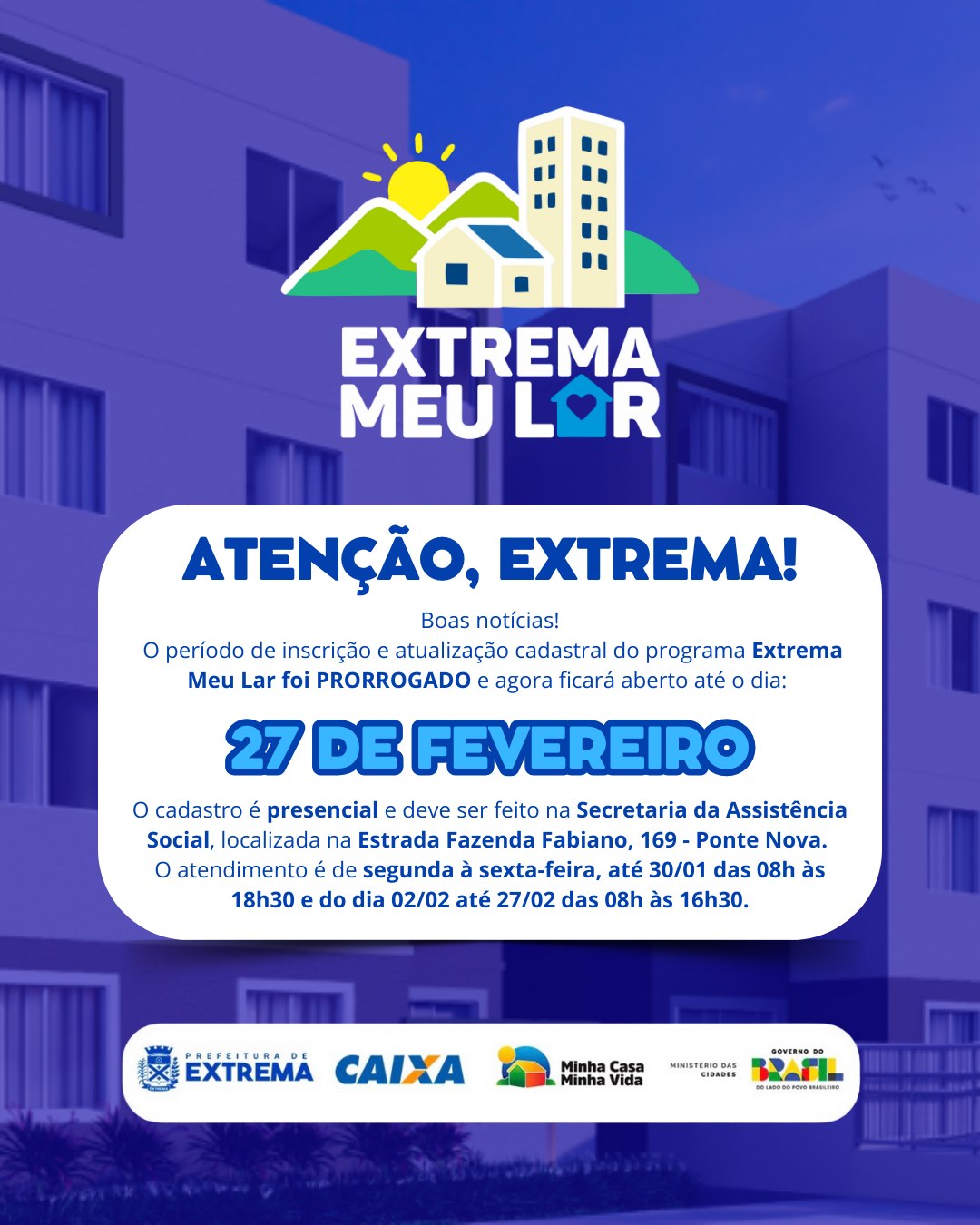 Post do instagram da Prefeitura de Mandirituba