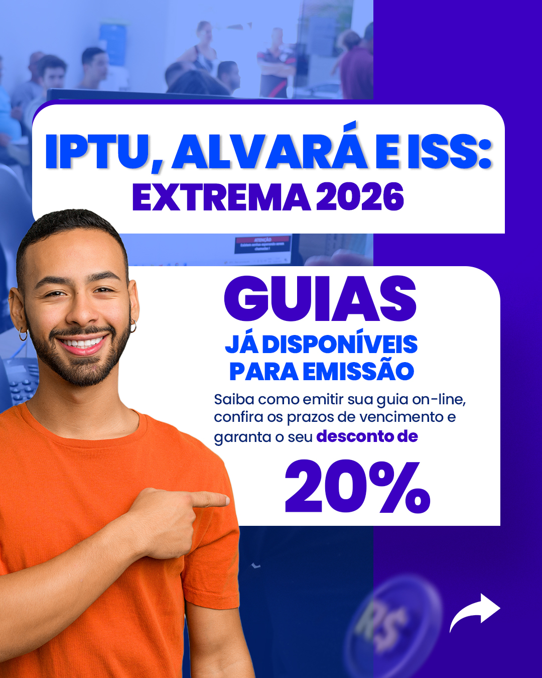 Post do instagram da Prefeitura de Mandirituba