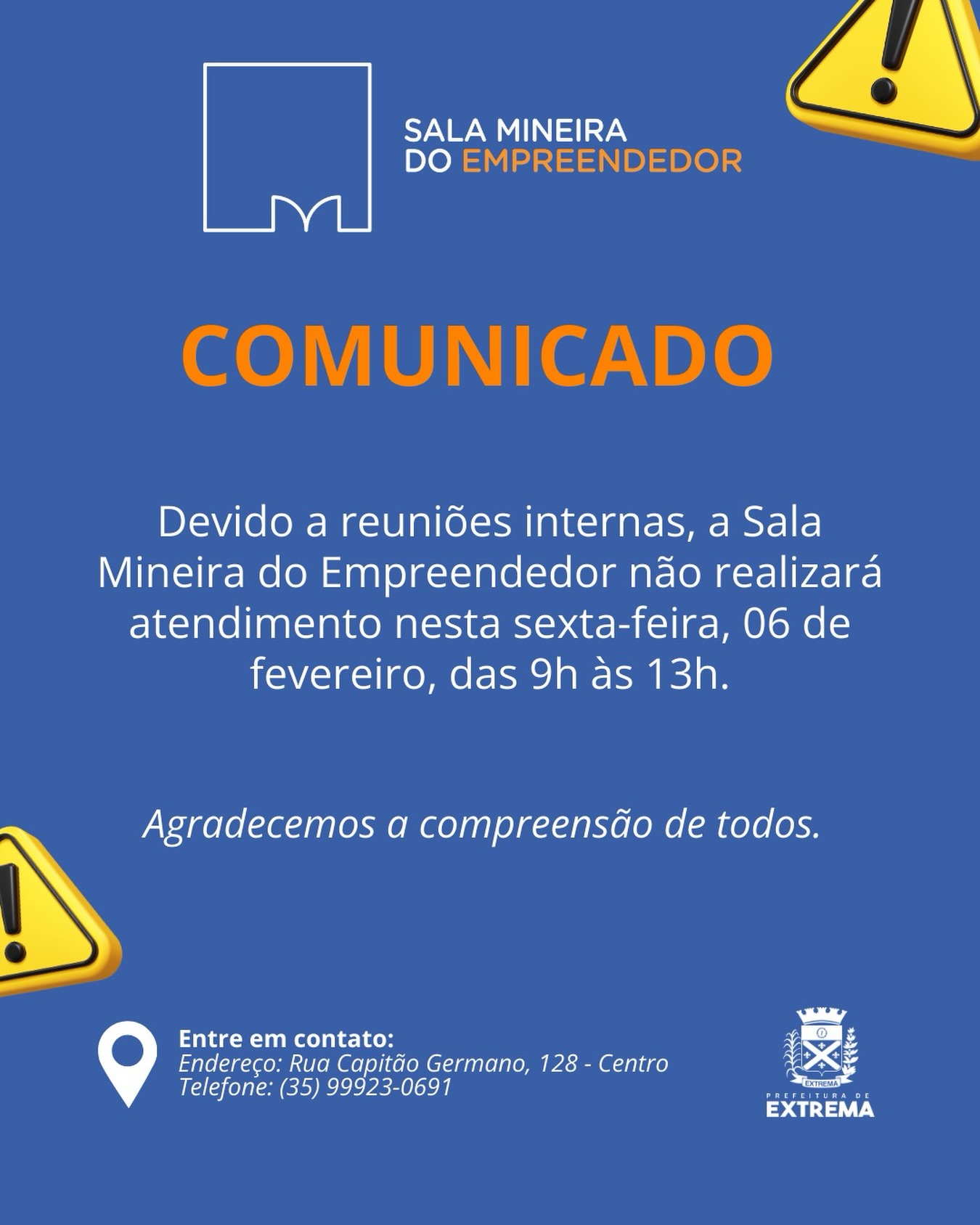 Post do instagram da Prefeitura de Mandirituba