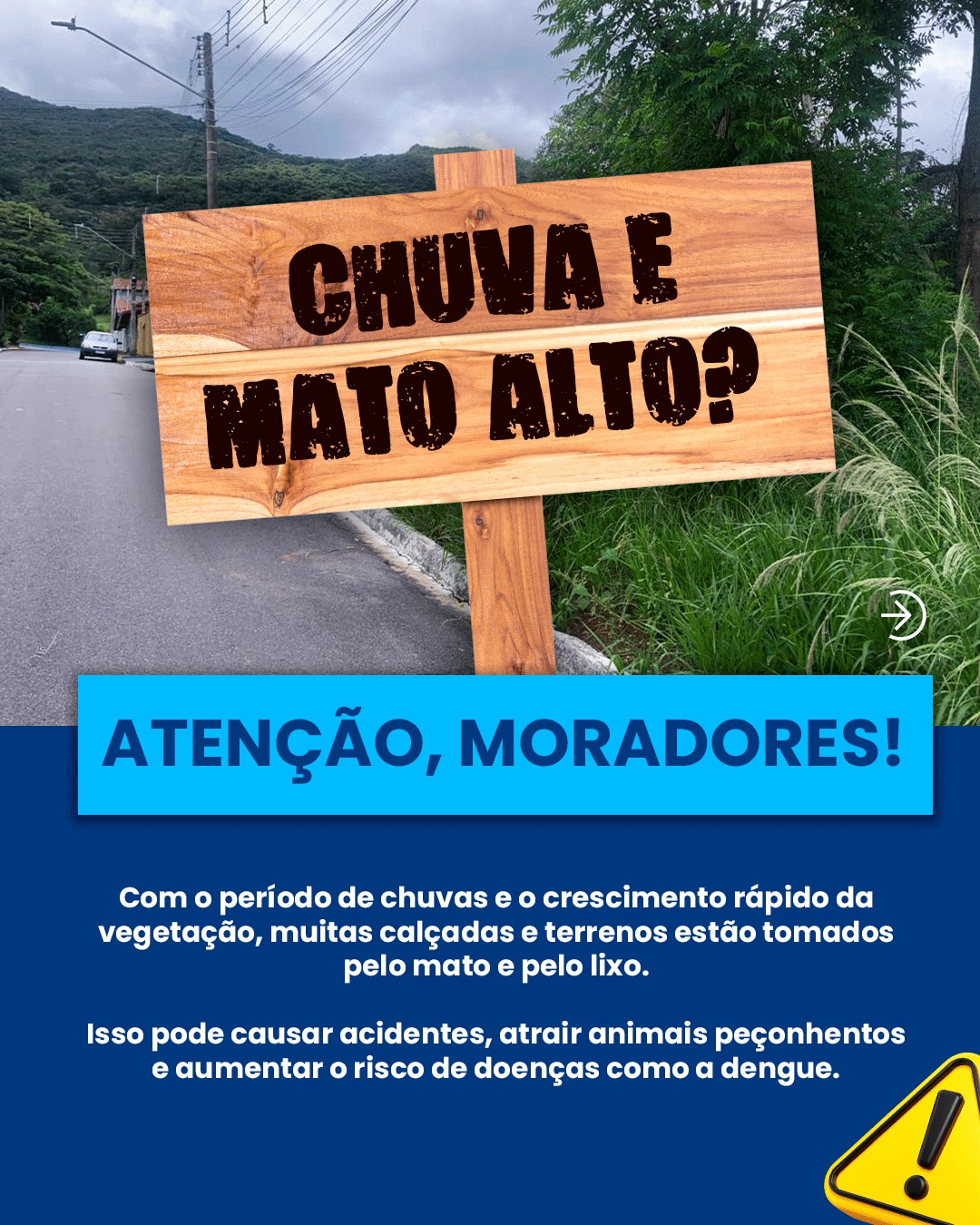 Post do instagram da Prefeitura de Mandirituba