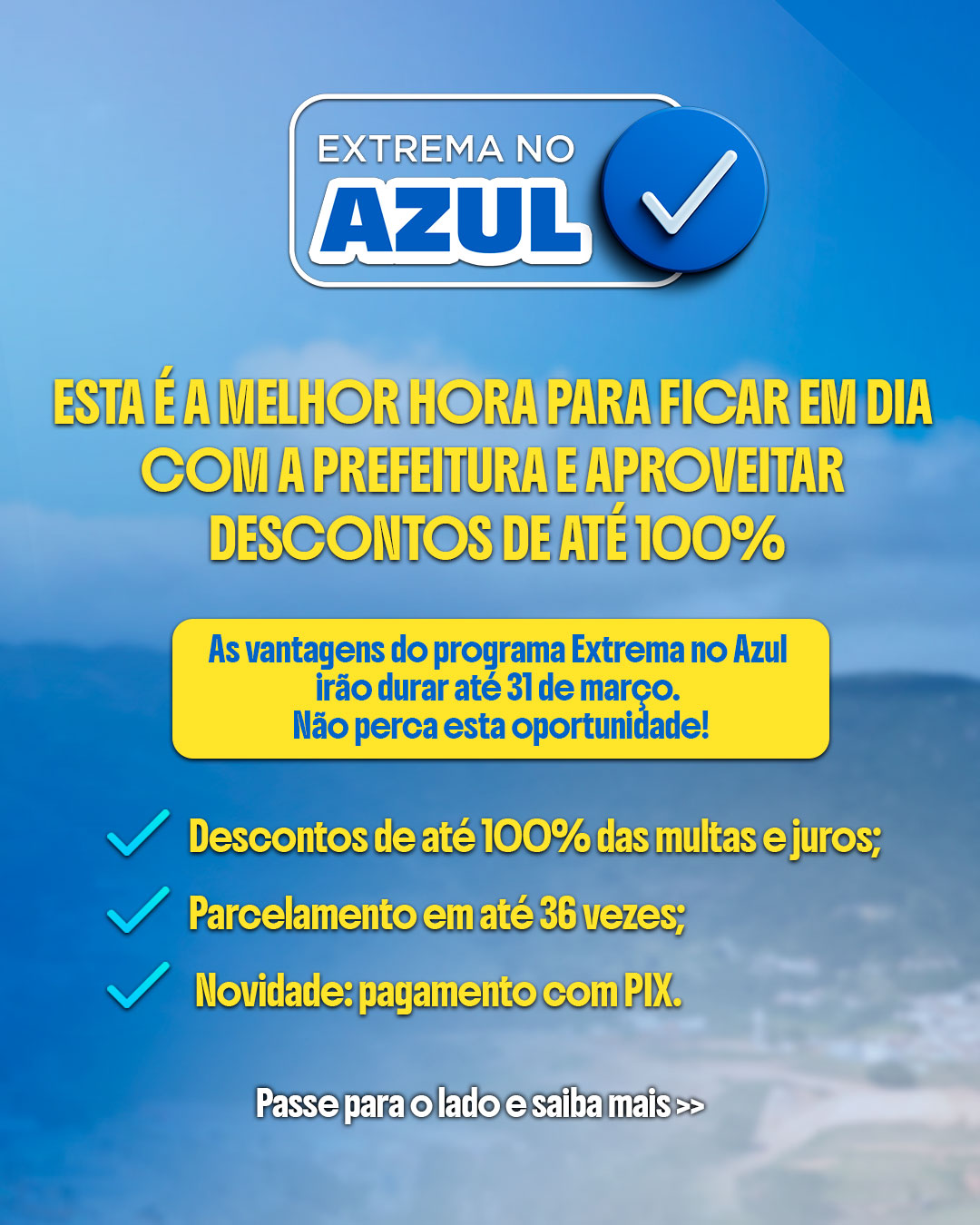 Post do instagram da Prefeitura de Mandirituba