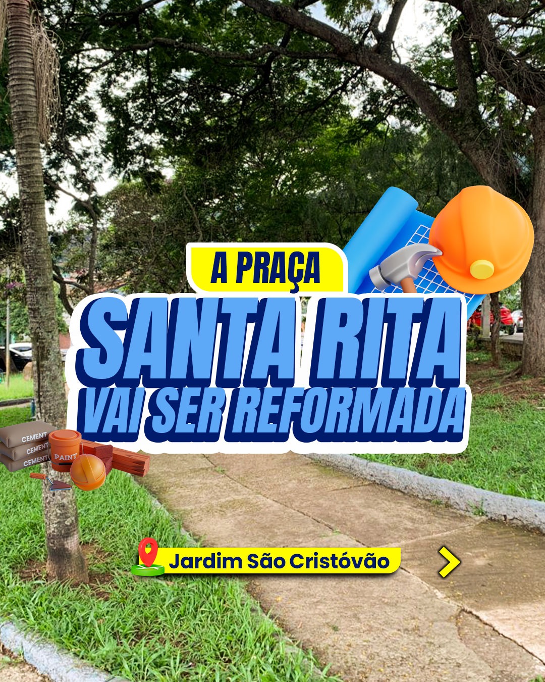 Post do instagram da Prefeitura de Mandirituba