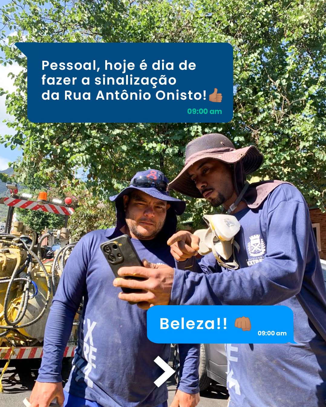 Post do instagram da Prefeitura de Mandirituba