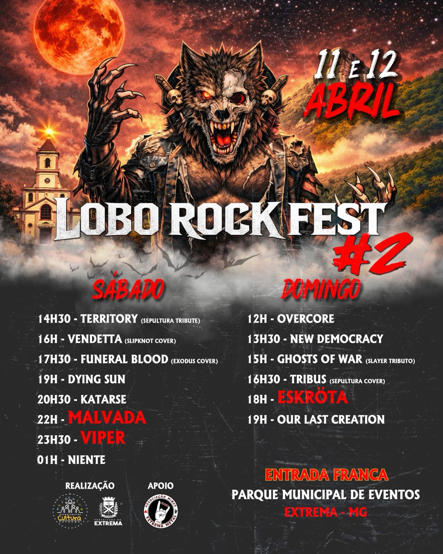 Post do instagram da Prefeitura de Mandirituba