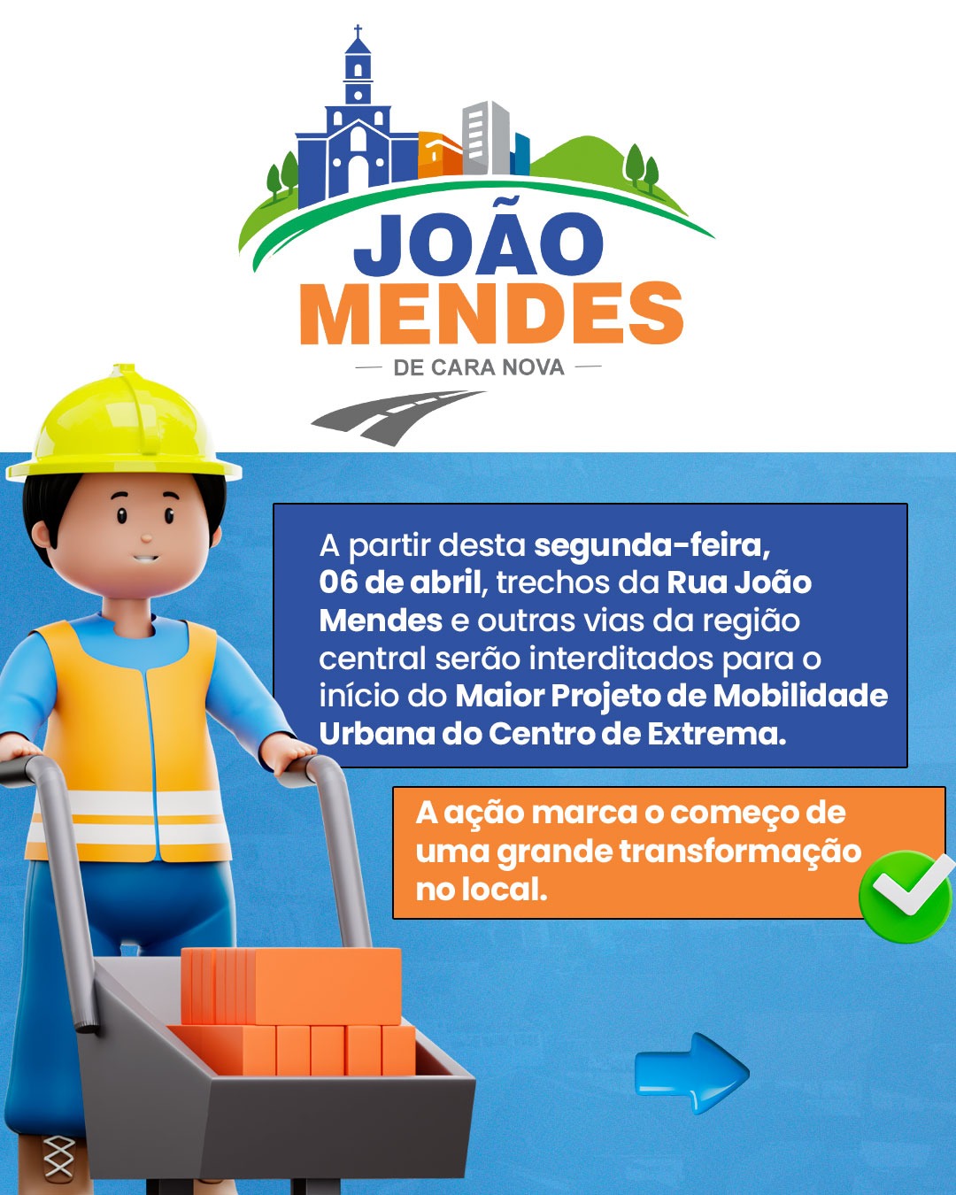 Post do instagram da Prefeitura de Mandirituba