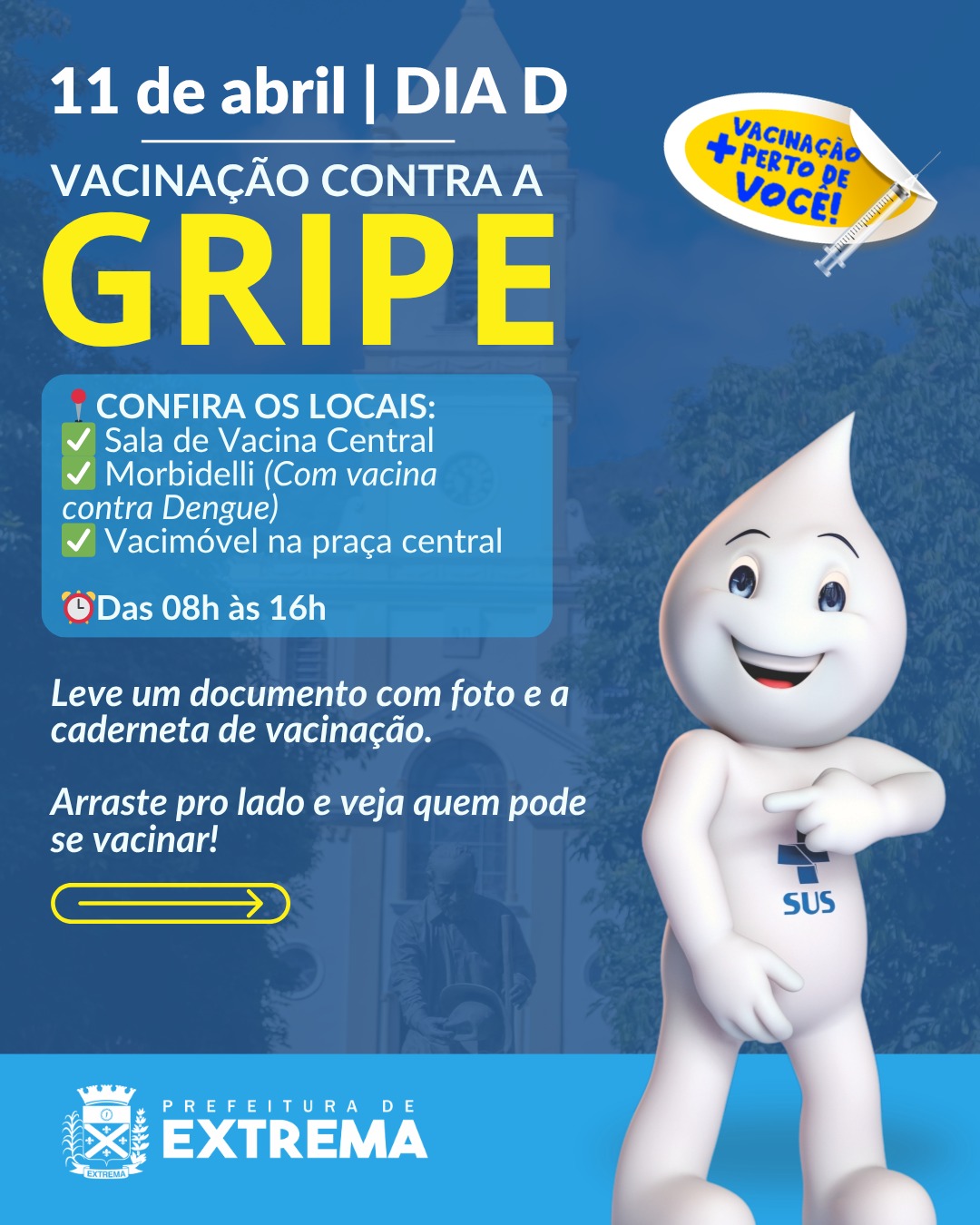 Post do instagram da Prefeitura de Mandirituba