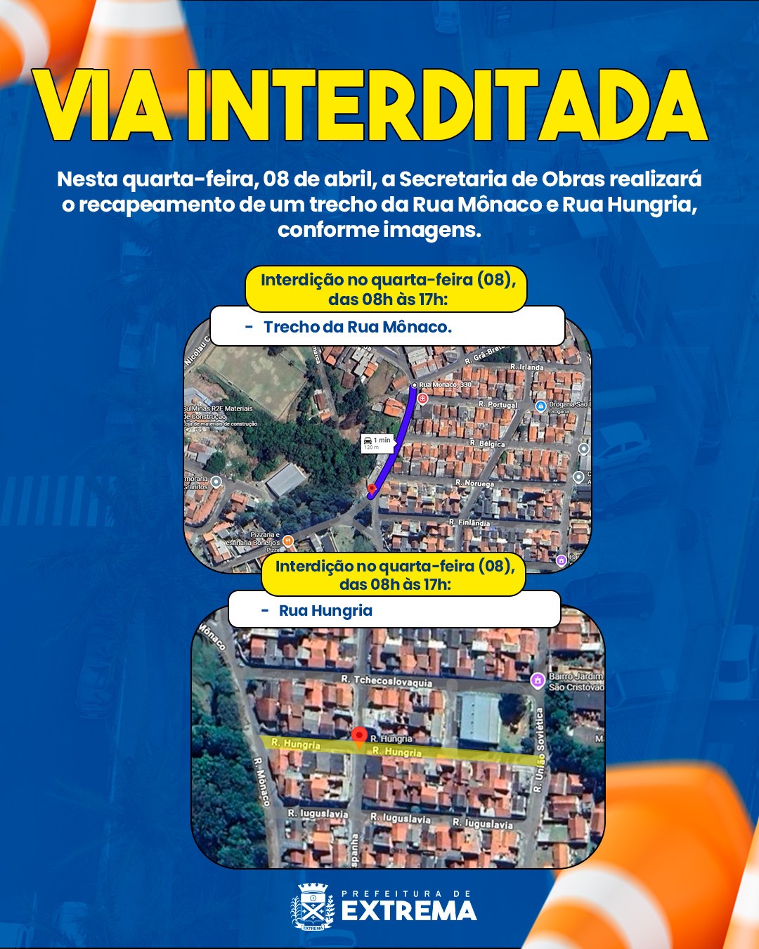 Post do instagram da Prefeitura de Mandirituba