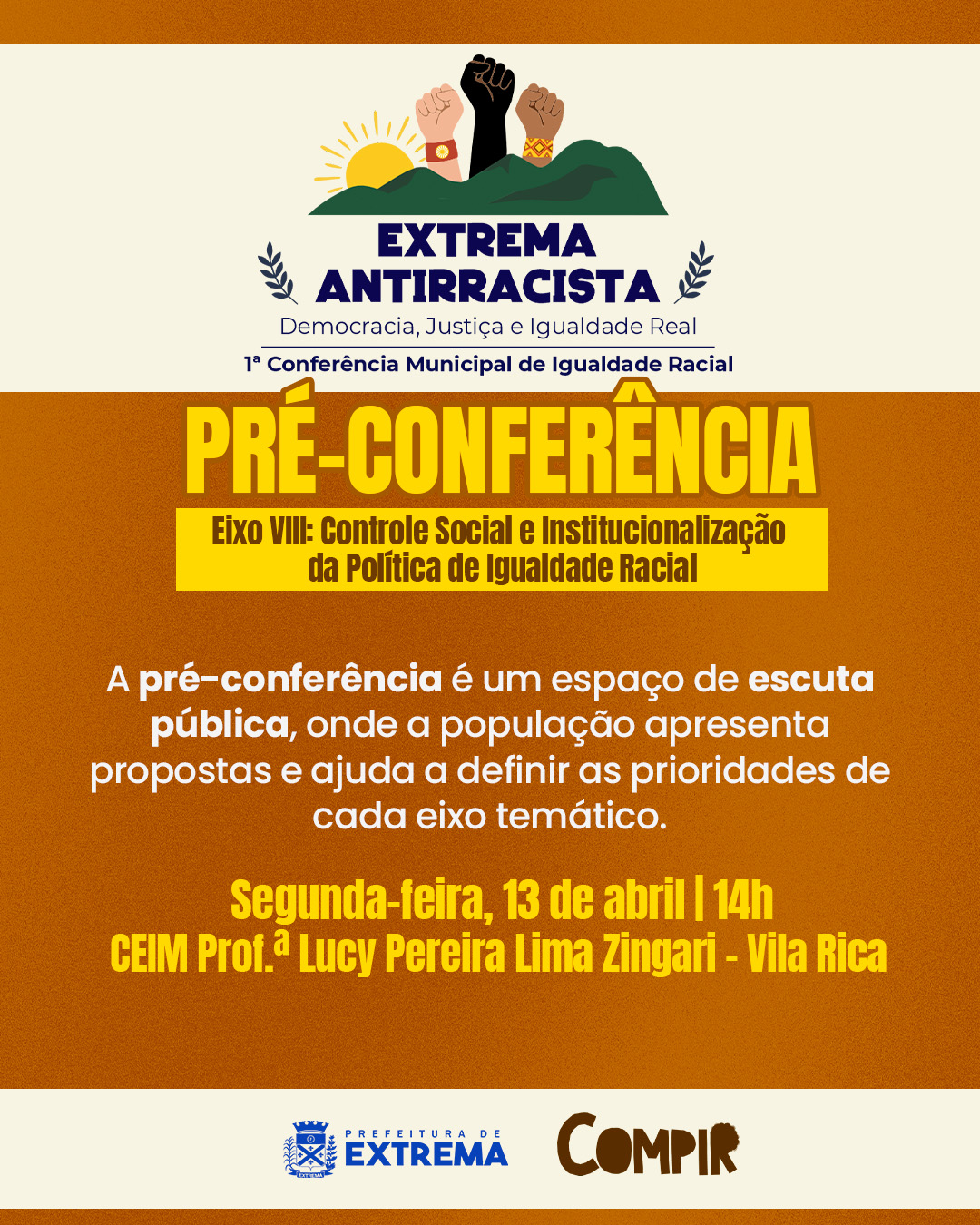 Post do instagram da Prefeitura de Mandirituba