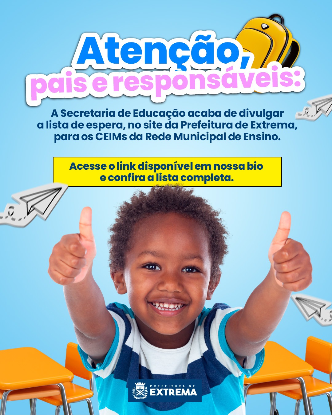 Post do instagram da Prefeitura de Mandirituba