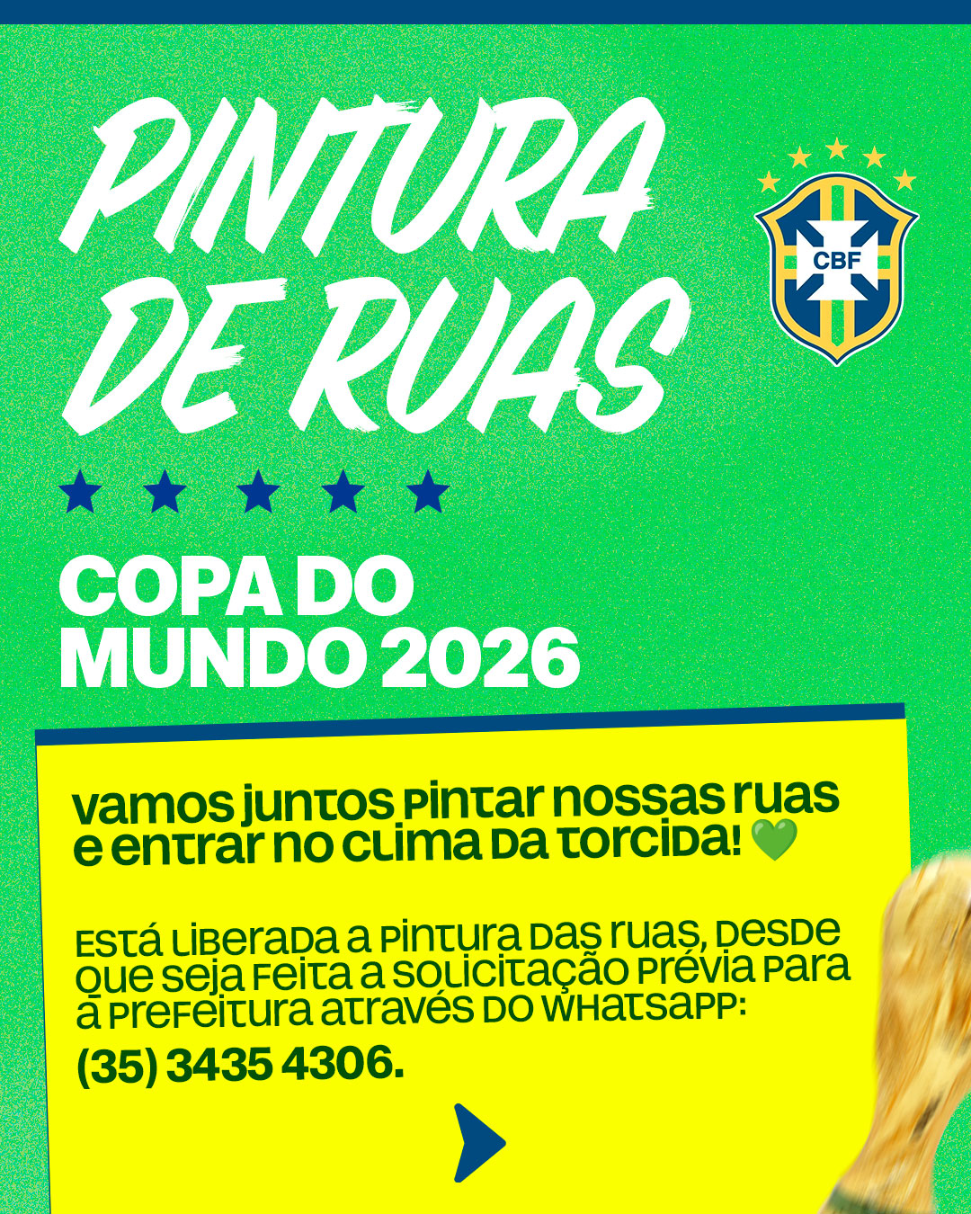 Post do instagram da Prefeitura de Mandirituba