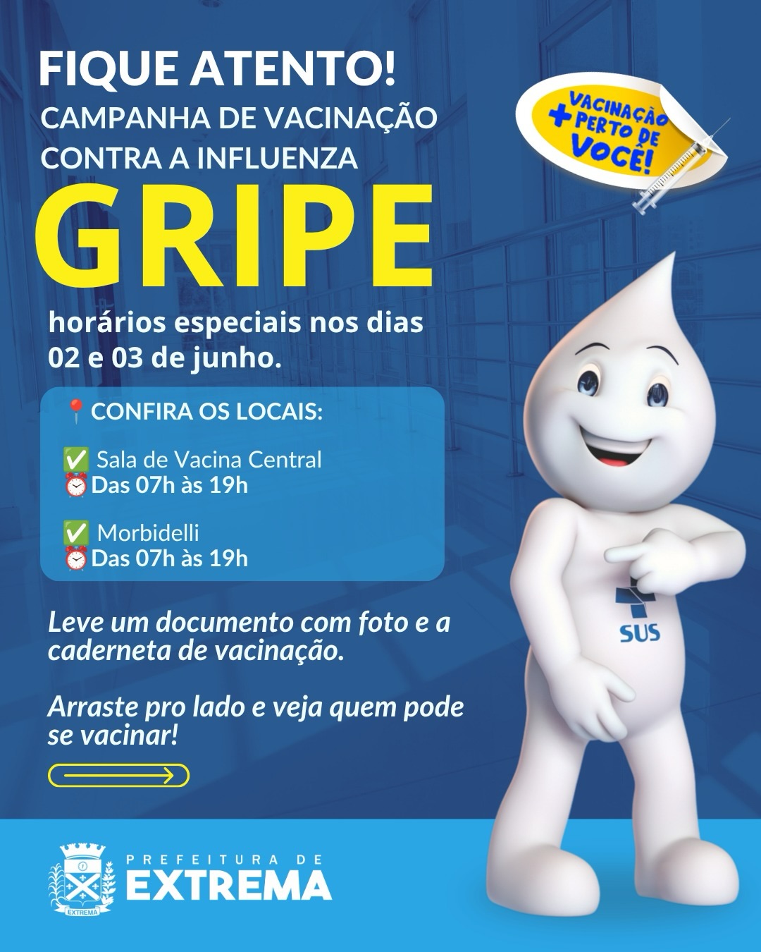 Post do instagram da Prefeitura de Mandirituba