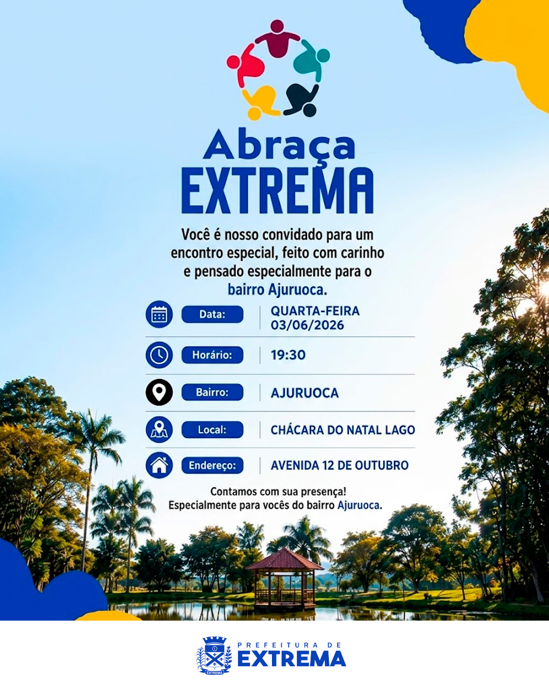 Post do instagram da Prefeitura de Mandirituba