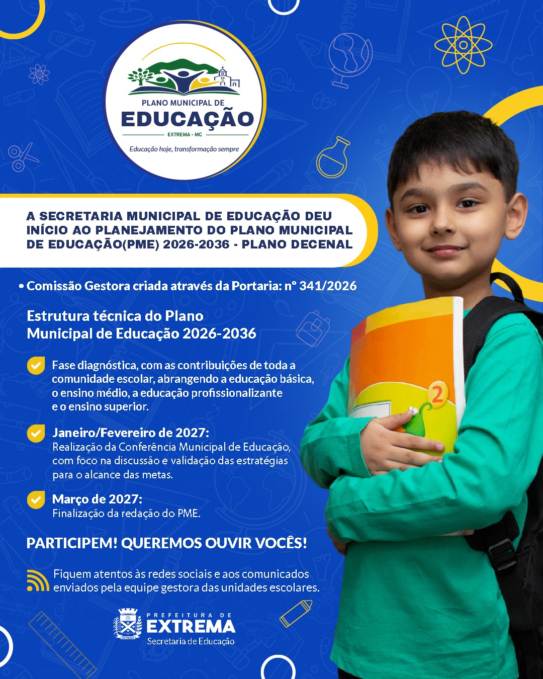 Post do instagram da Prefeitura de Mandirituba