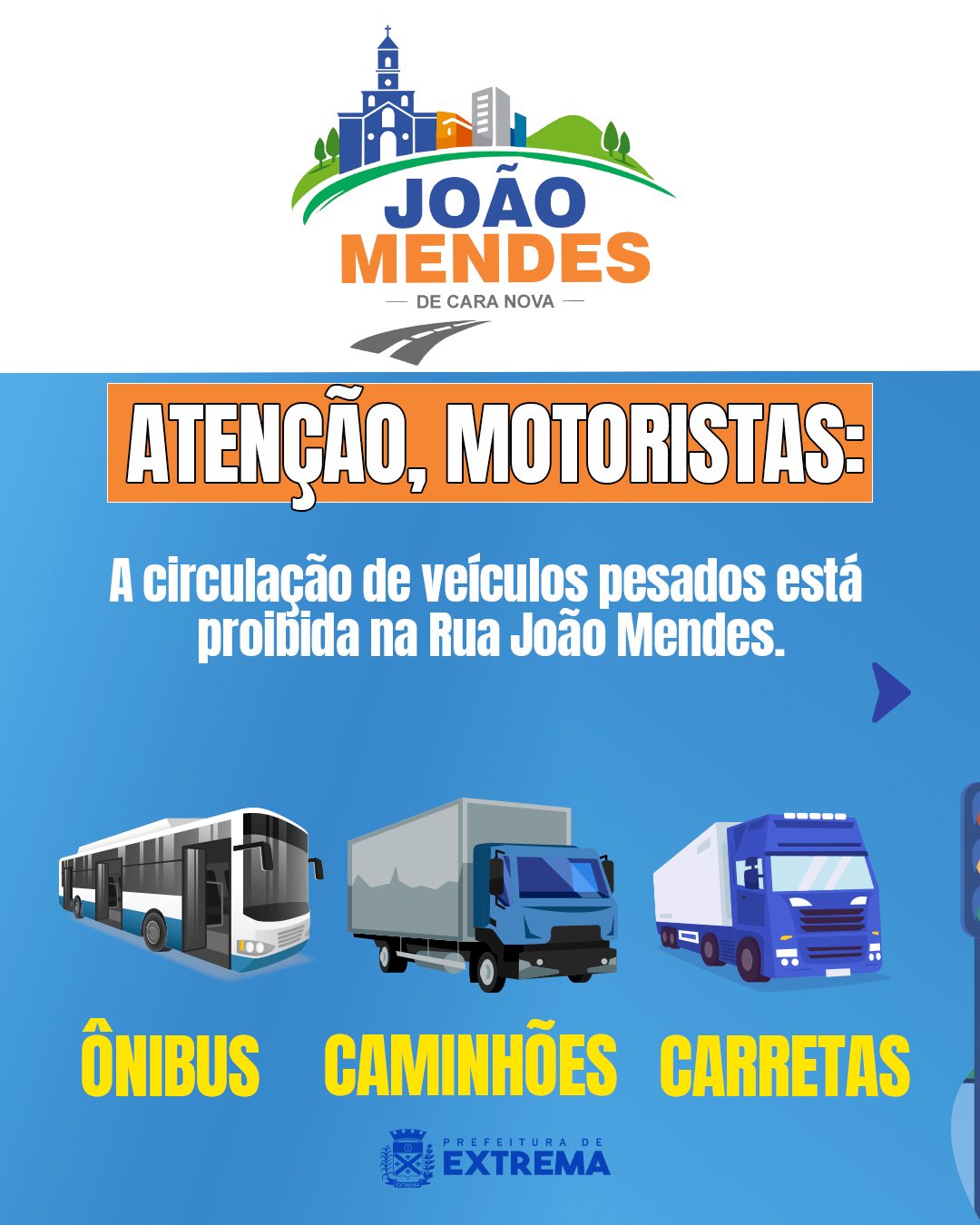 Post do instagram da Prefeitura de Mandirituba