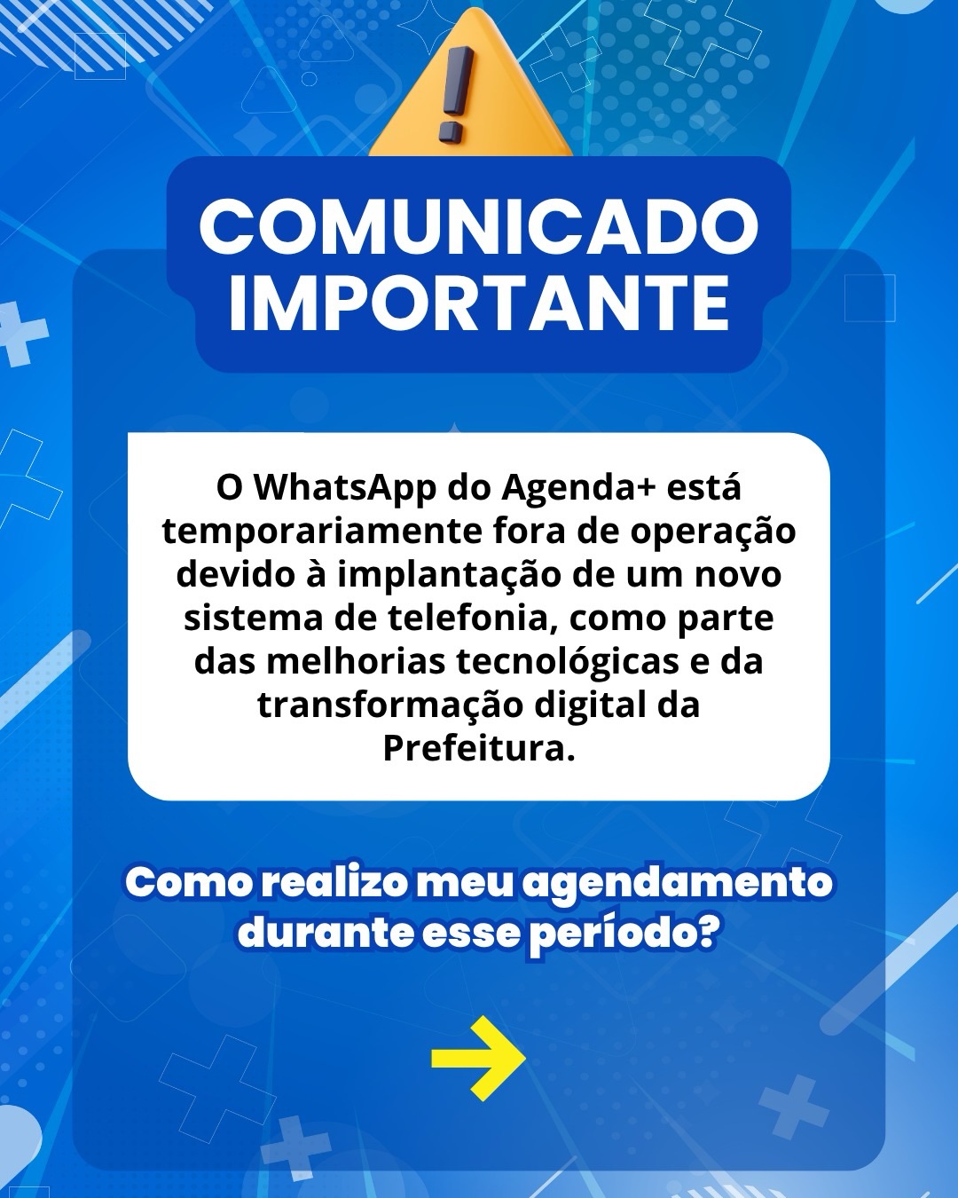 Post do instagram da Prefeitura de Mandirituba