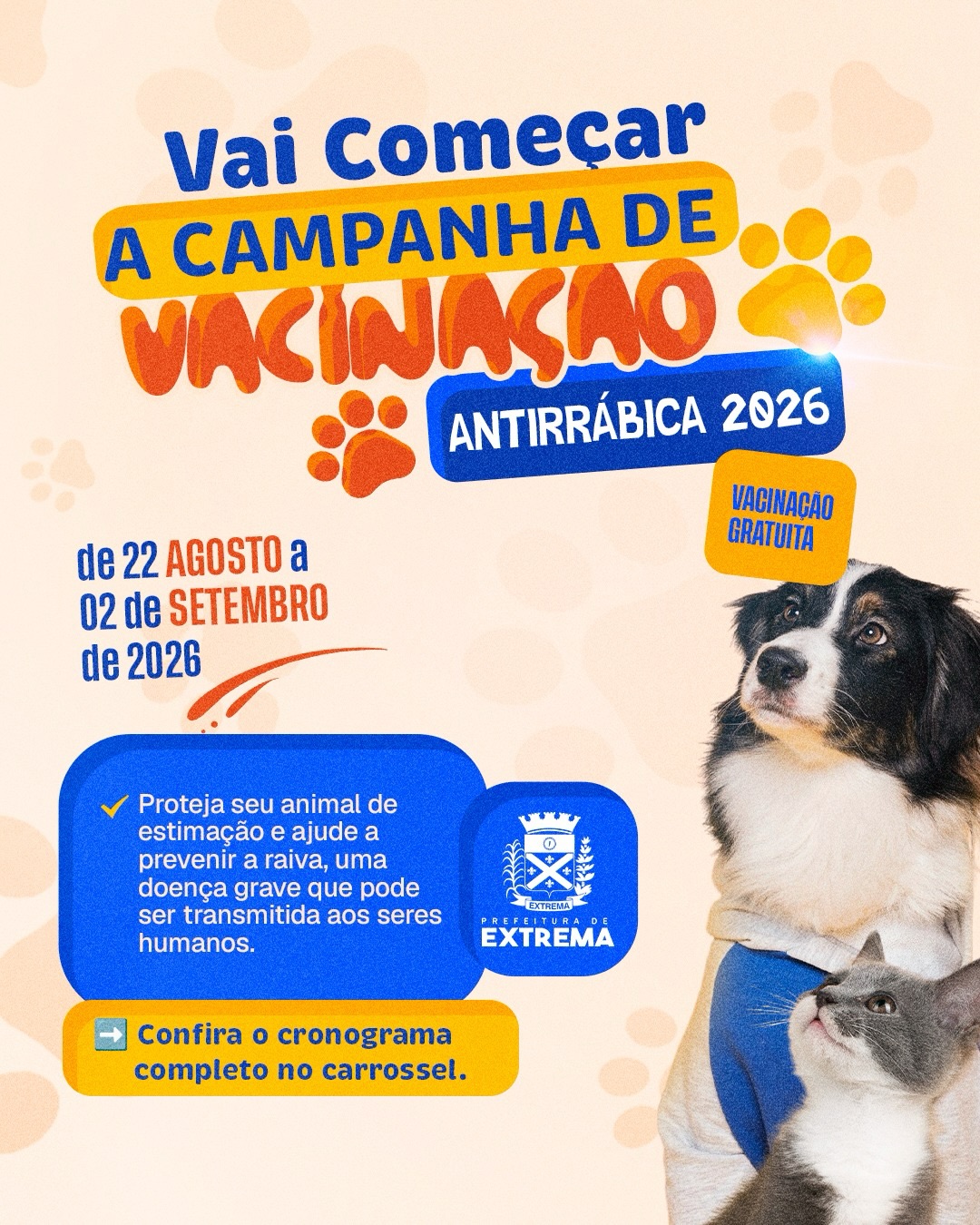 Post do instagram da Prefeitura de Mandirituba