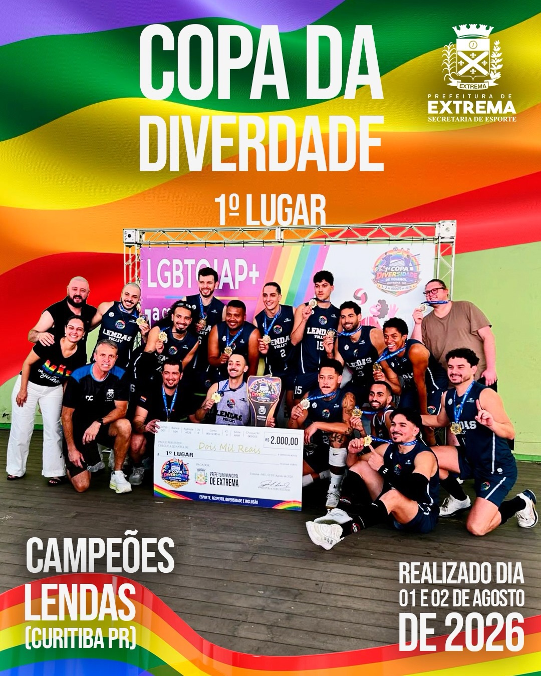 Post do instagram da Prefeitura de Mandirituba